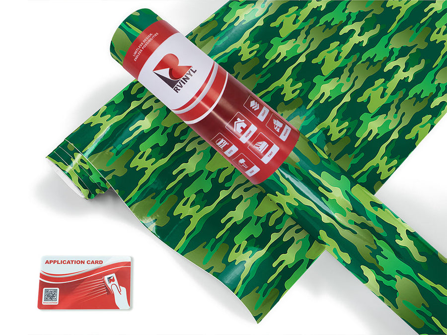 lime hunter camouflage Craft Vinyl Roll