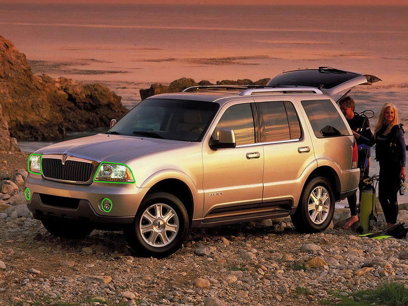 lincoln aviator 2003-2005 Headlight Protection Installation Location