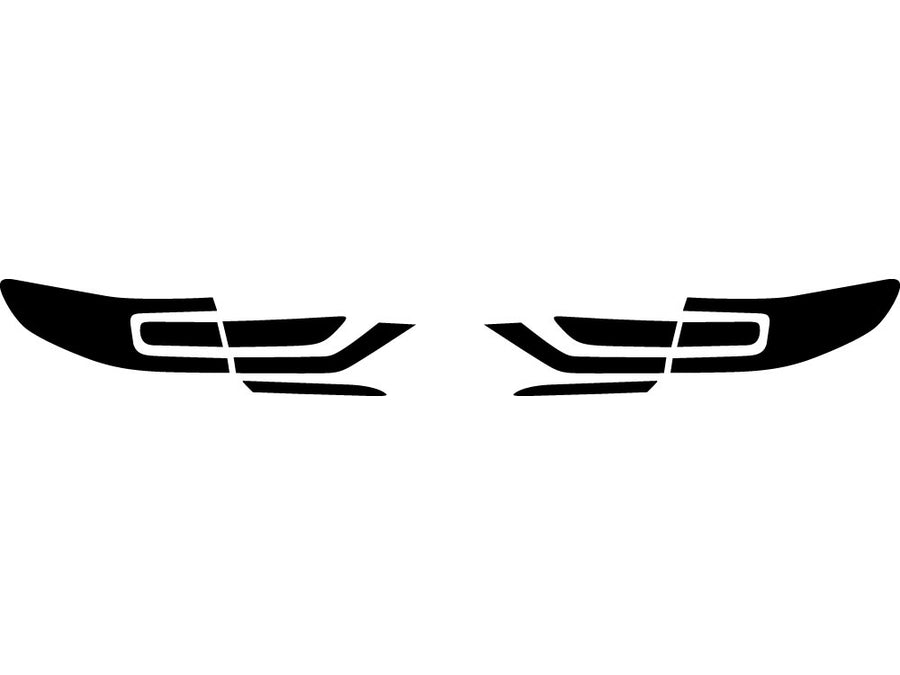 continental Precut Tail Light Tint Diagram