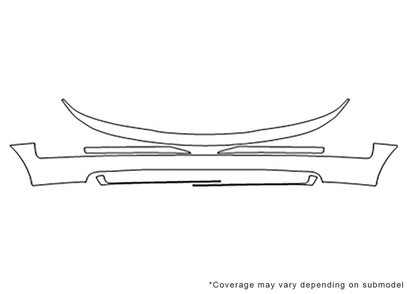 ls 3M Clear Bra Bumper Precut PPF Diagram