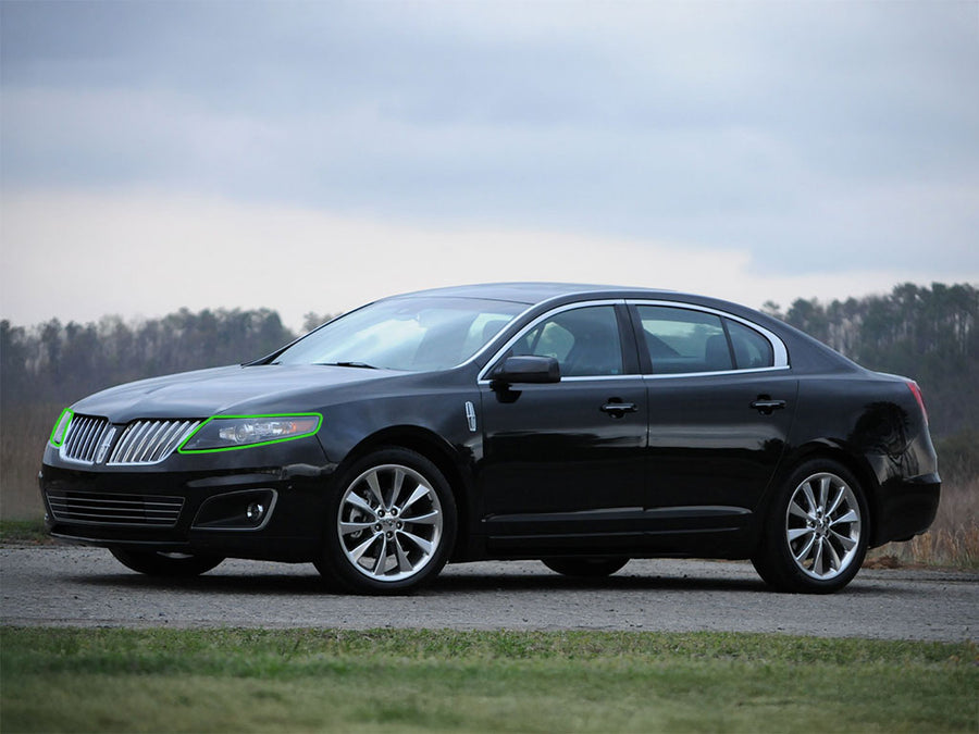 lincoln mks 2009-2012 Headlight Protection Installation Location
