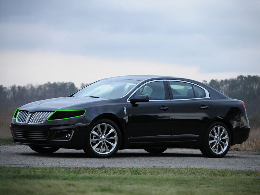 lincoln mks 2009-2012 Headlight Tint Location