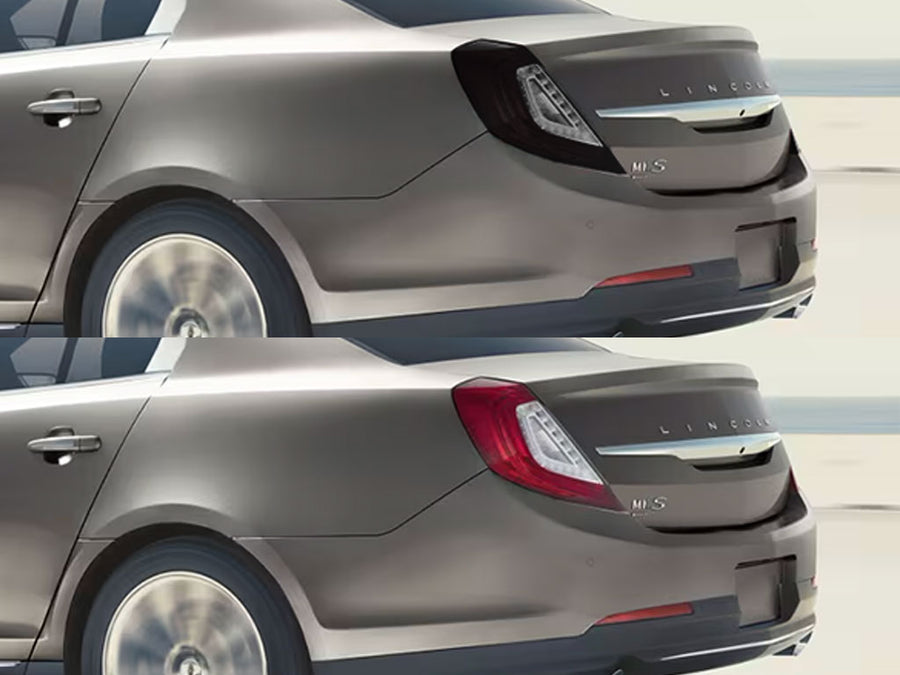 mks Before and After Smoked Taillights