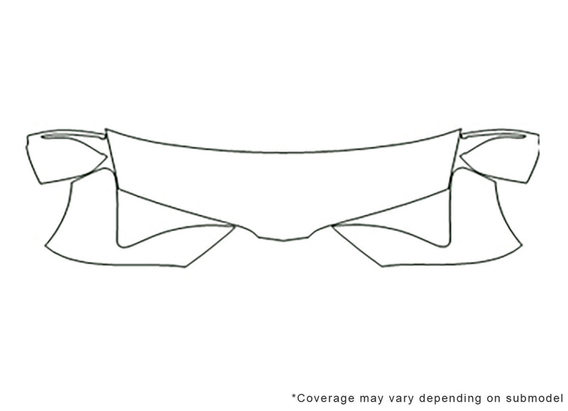 mkt Avery Dennison Clear Bra Hood Precut PPF Diagram
