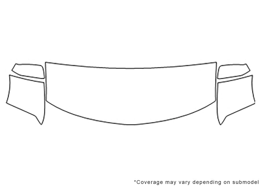 mkx Avery Dennison Clear Bra Hood Precut PPF Diagram