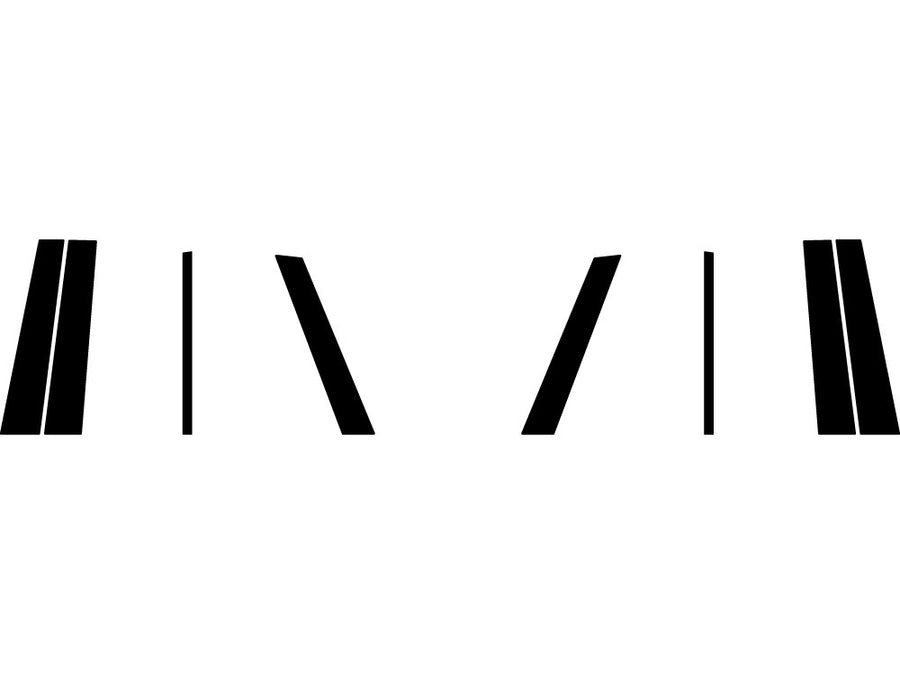 lincoln mkx 2007-2015 Gloss Black Pillar Trim