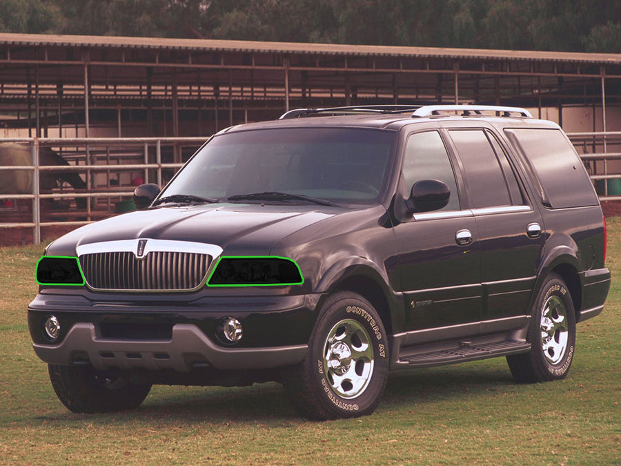 lincoln navigator 1998-2002 Headlight Tint Location