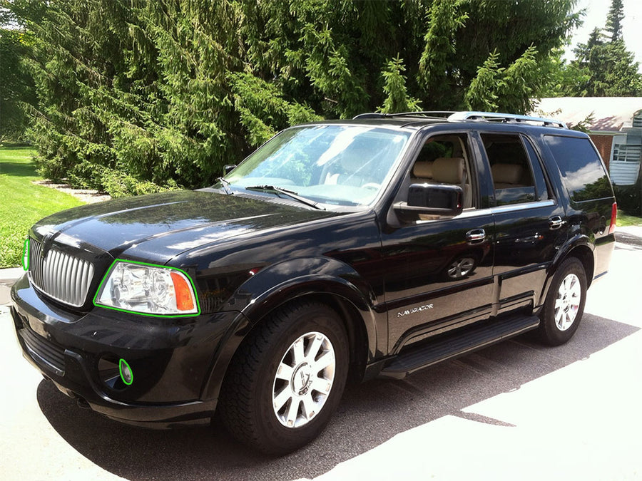 lincoln navigator 2003-2004 Headlight Protection Installation Location