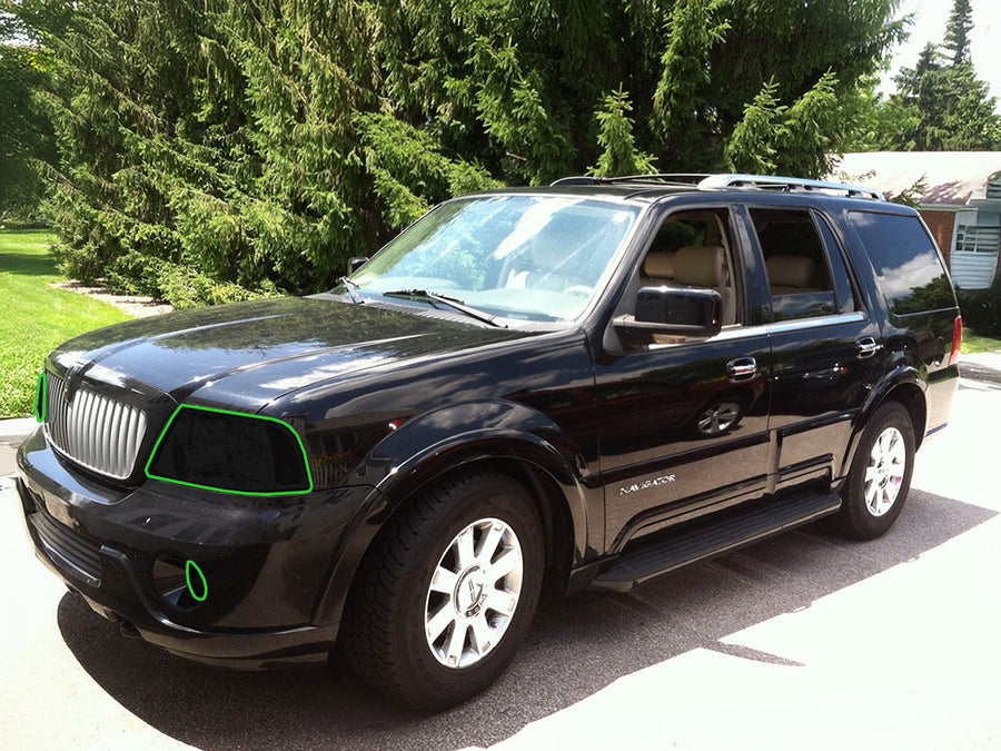 lincoln navigator 2003-2004 Headlight Tint Location