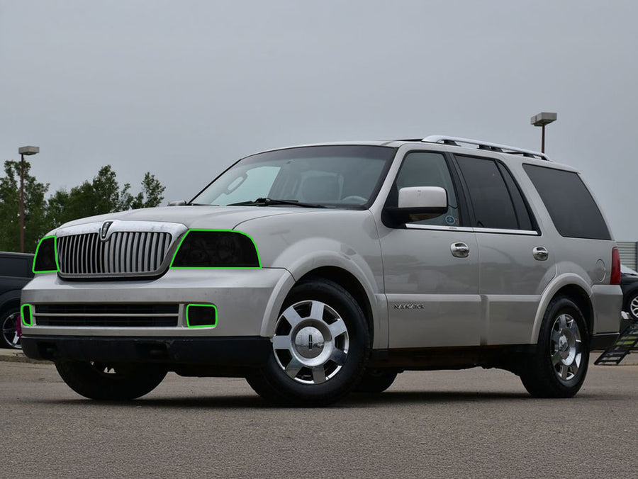 lincoln navigator 2005-2006 Headlight Tint Location