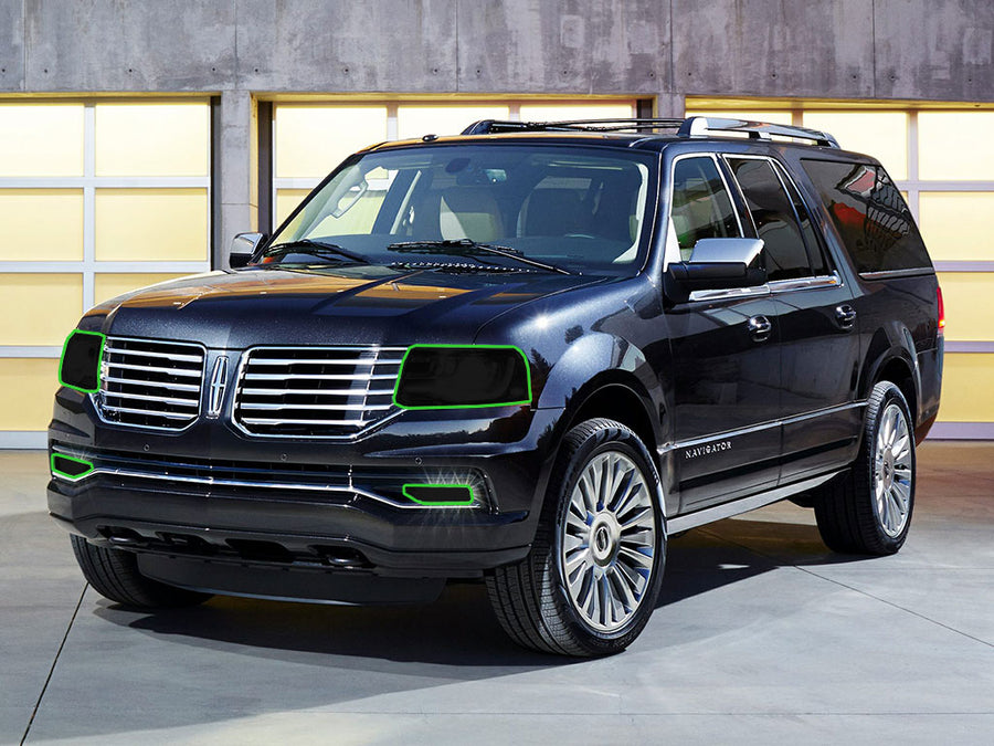 lincoln navigator 2015-2017 Headlight Tint Location