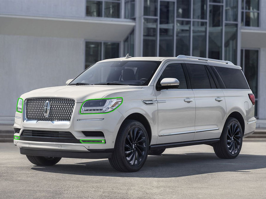 lincoln navigator 2022-2024 Headlight Protection Installation Location