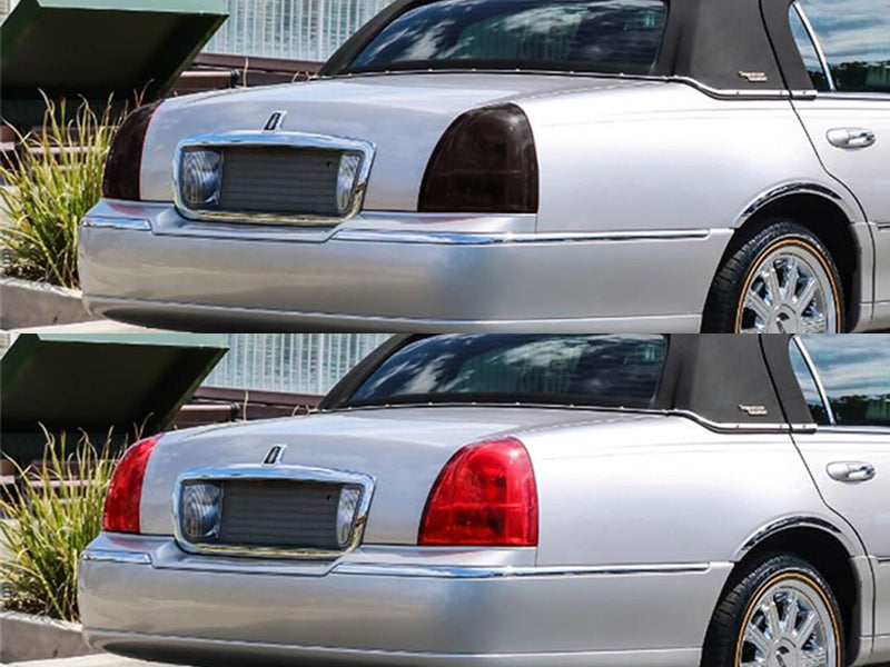 town car Before and After Smoked Taillights