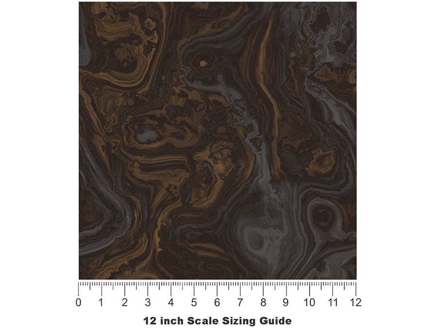 Liquid Agate Epoxy-Resin Vinyl Film Pattern Size 12 inch Scale~Rwraps Liquid Agate Epoxy-Resin Sizing Chart~3