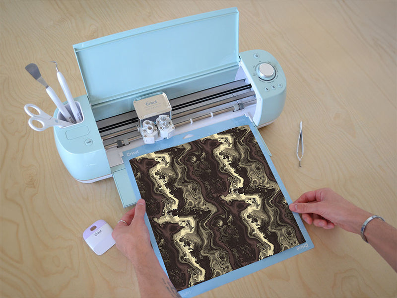 liquid gold epoxy resin Cricut Compatible Vinyl