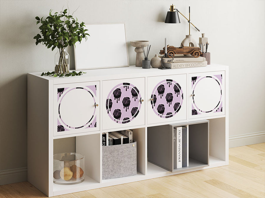 liquid rose gothic DIY Furniture Stickers