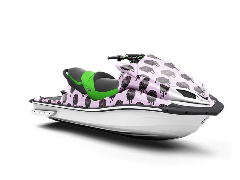 Liquid Rose Gothic Jet Ski Vinyl Customized Wrap
