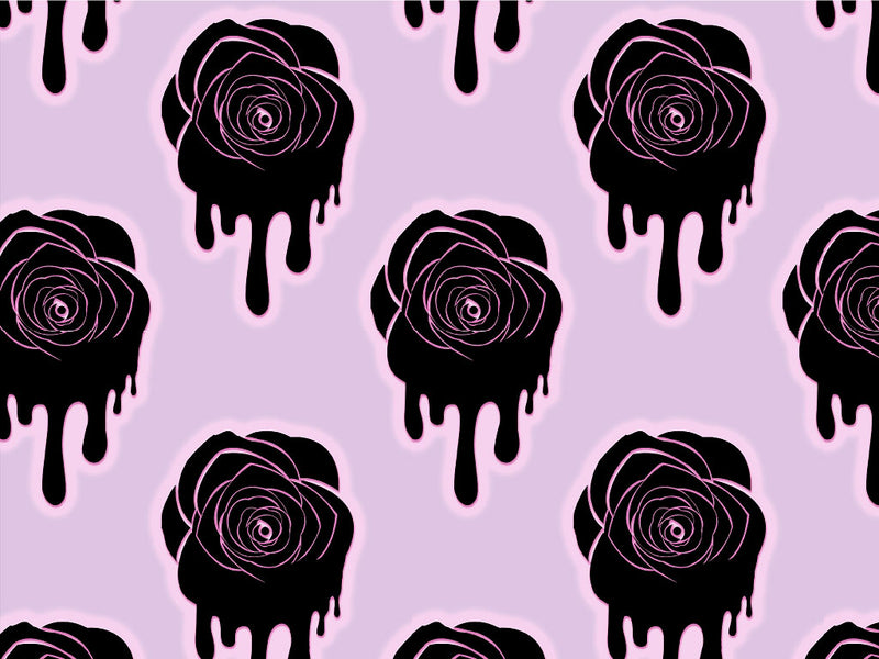 Liquid Rose Gothic Vinyl Wrap Pattern~Rwraps Series 914 Digitally Printed Vinyl Wrap~0