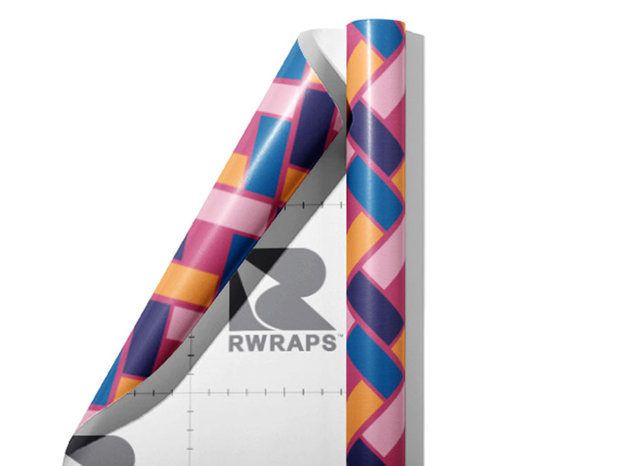 Liseran Purple Brick Wrap Film Sheets~Rwraps Series 914 Liseran Purple Brick Scrolled Sheet~4
