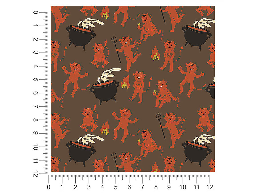 little devil halloween 1ft x 1ft Craft Sheets