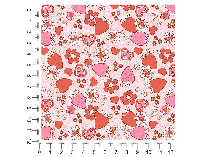 little scarlet fruit 1ft x 1ft Craft Sheets