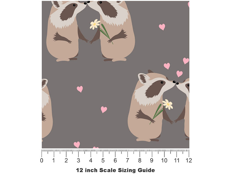 Little Thieves Animal Vinyl Film Pattern Size 12 inch Scale~Rwraps Little Thieves Animal Sizing Chart~2