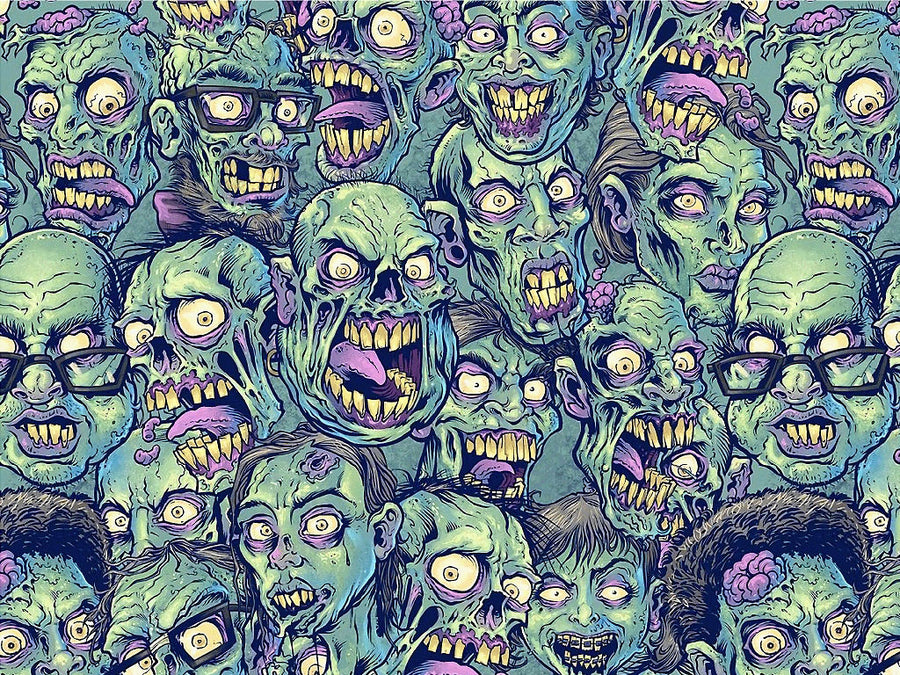 Livor Mortis Zombie Vinyl Wrap Pattern~Rwraps Series 914 Digitally Printed Vinyl Wrap~0