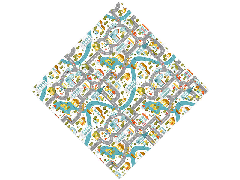 Local Roads Toy Room Vinyl Wrap Pattern