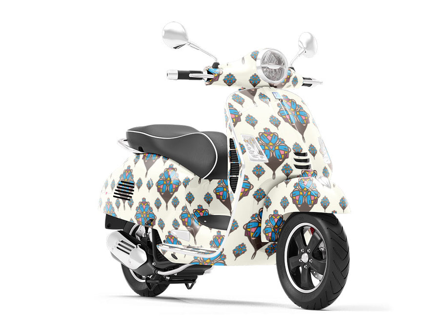 Lonely Hearts Art Deco Vespa Scooter Wrap Film
