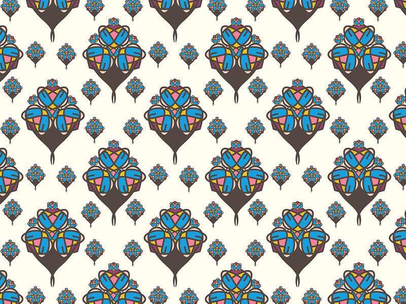 Lonely Hearts Art Deco Vinyl Wrap Pattern~Rwraps Series 914 Digitally Printed Vinyl Wrap~0