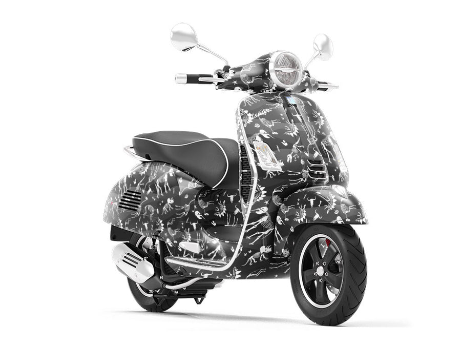 Lost Ages Dinosaur Vespa Scooter Wrap Film