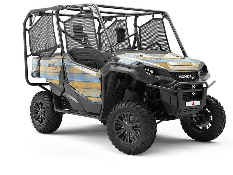 Lost Maya Wood Plank Utility Vehicle Vinyl Wrap