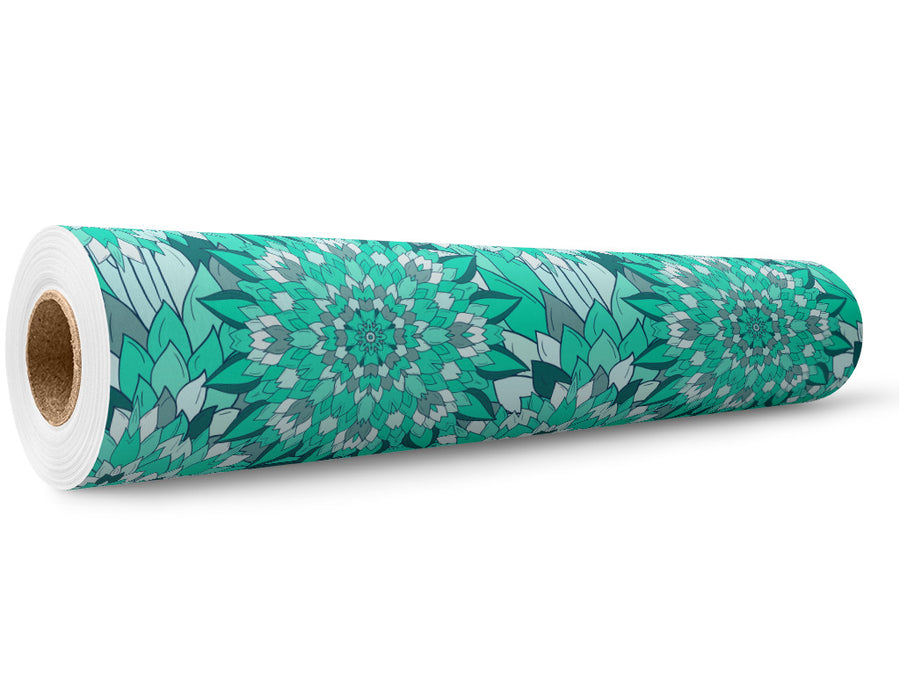Lost Oasis Floral Wrap Film Wholesale Roll~Rwraps Series 914 Digitally Printed Vinyl Roll~5