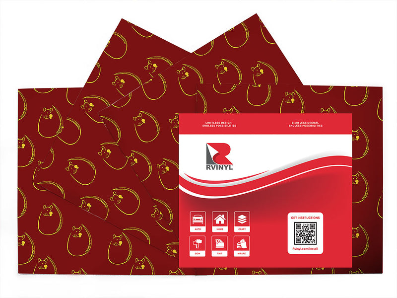 lost pizza animal Craft Vinyl Sheet Pack