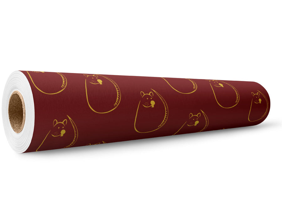 Lost Pizza Rodent Wrap Film Wholesale Roll~Rwraps Series 914 Digitally Printed Vinyl Roll~5