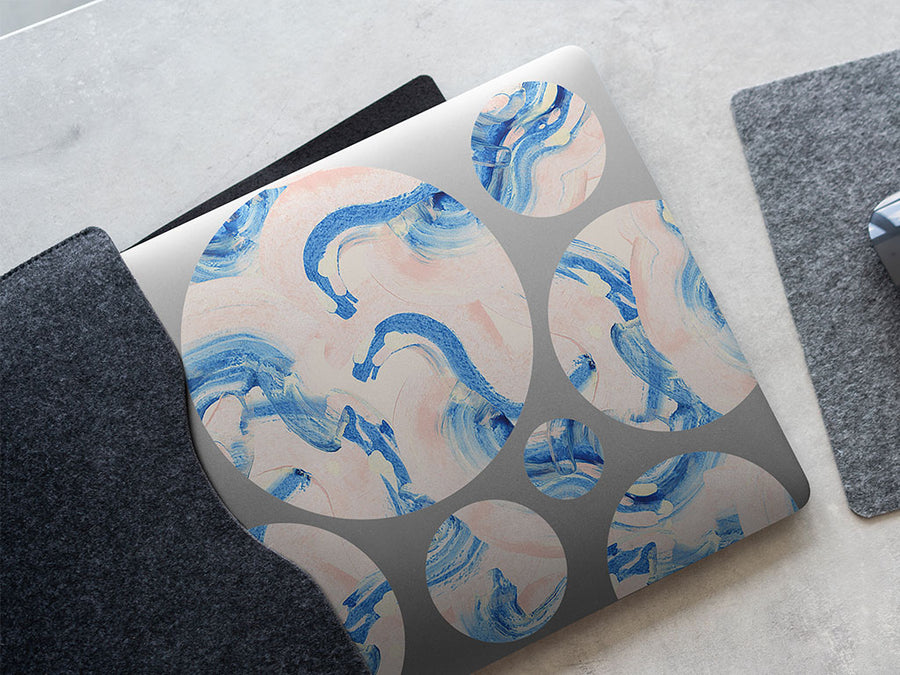 lost rivers abstract geometric DIY Laptop Stickers