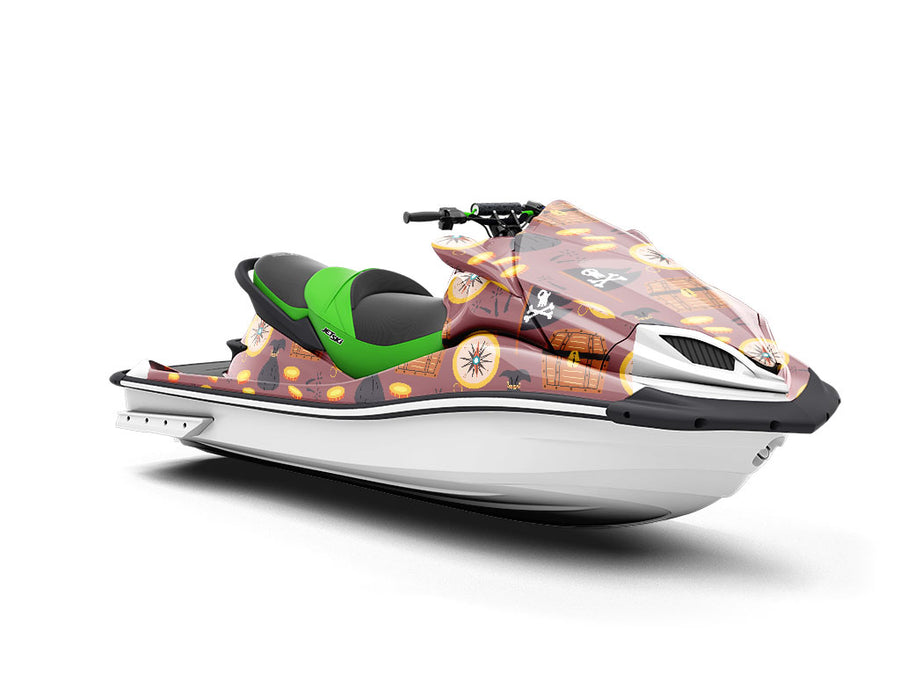 Lost Treasure Pirate Jet Ski Vinyl Customized Wrap