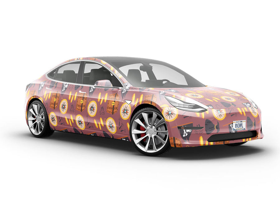 Lost Treasure Pirate Vehicle Vinyl Wrap