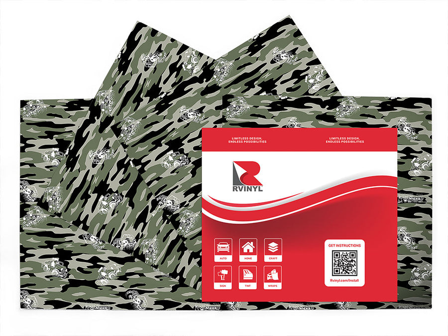 lost truck gearhead Craft Vinyl Sheet Pack