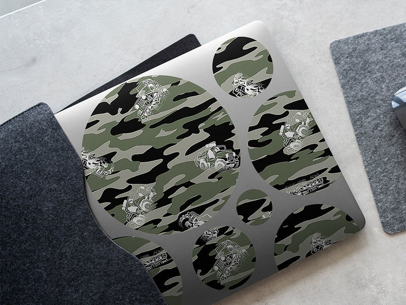 lost truck gearhead DIY Laptop Stickers
