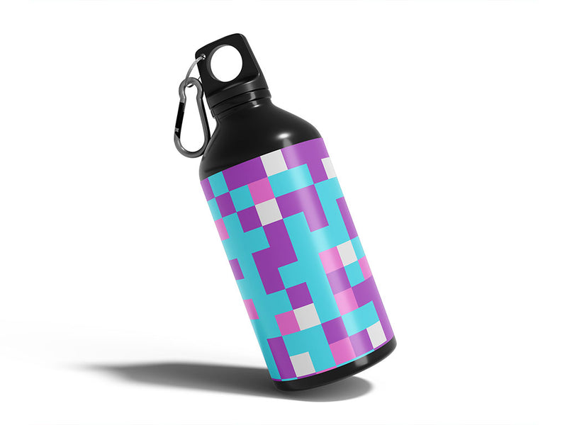 love affair pixel Water Bottle DIY Stickers