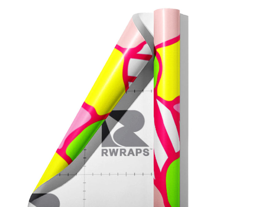 Love Beacon Abstract Wrap Film Sheets~Rwraps Series 914 Love Beacon Abstract Scrolled Sheet~3