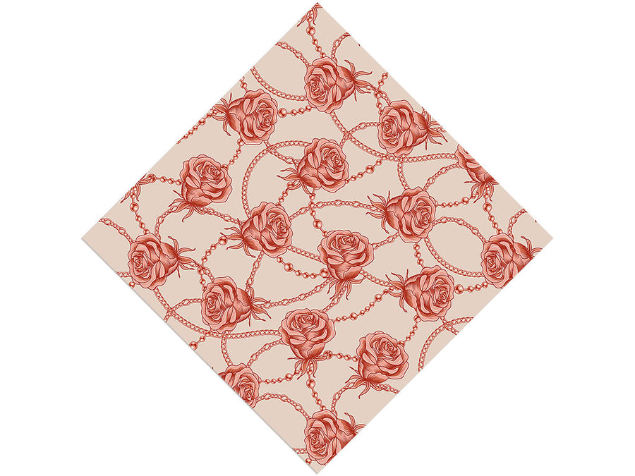 Love Chains Floral Vinyl Wrap Pattern