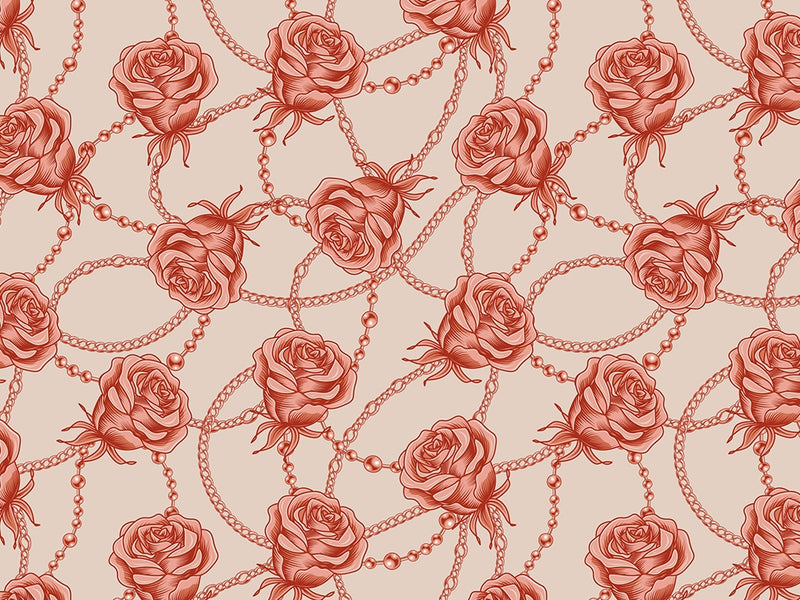Love Chains Floral Vinyl Wrap Pattern~Rwraps Series 914 Digitally Printed Vinyl Wrap~0