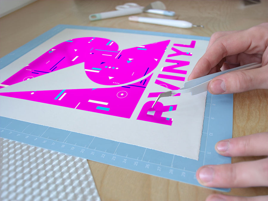 love lost abstract geometric Easy Weed Craft Vinyl