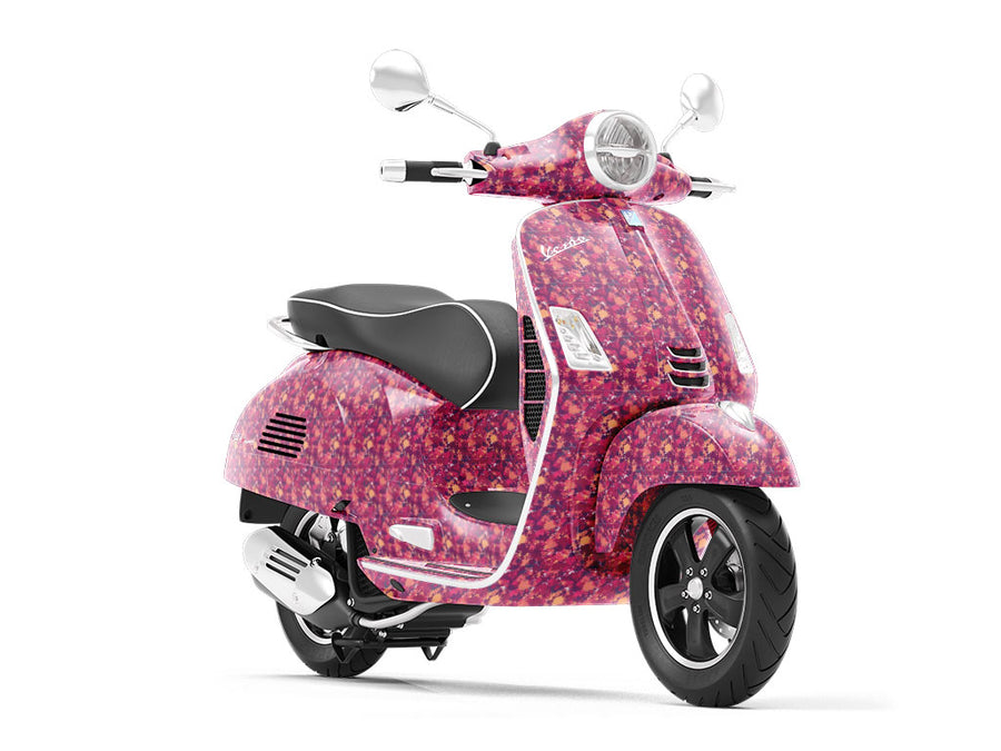 Love Resurrection Paint Splatter Vespa Scooter Wrap Film