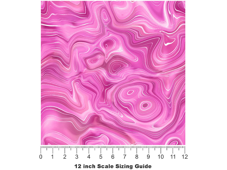 Love Stone Gemstone Vinyl Film Pattern Size 12 inch Scale~Rwraps Love Stone Gemstone Sizing Chart~2