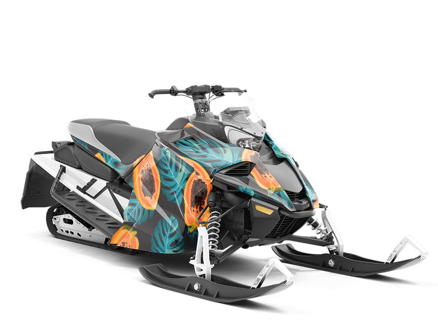 Lovely Bettina Fruit Custom Wrapped Snowmobile