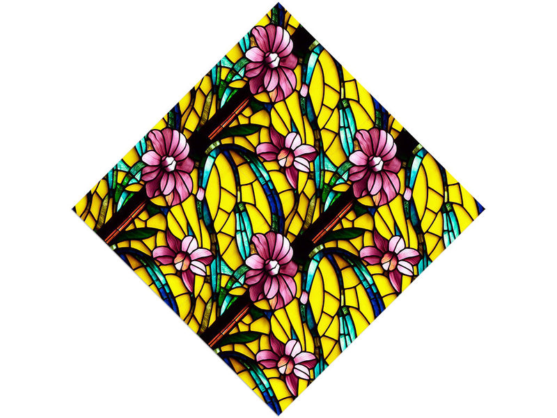 Lovely Day Stained Glass Vinyl Wrap Pattern