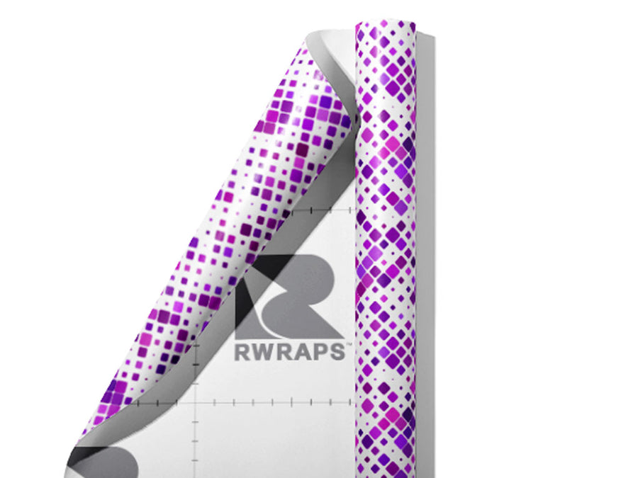 Lovely Iris Mosaic Wrap Film Sheets~Rwraps Series 914 Lovely Iris Mosaic Scrolled Sheet~3